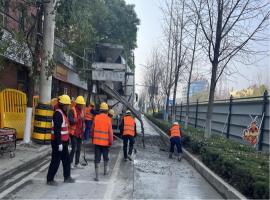 攻坚克难抢进度 奋力冲刺保畅通